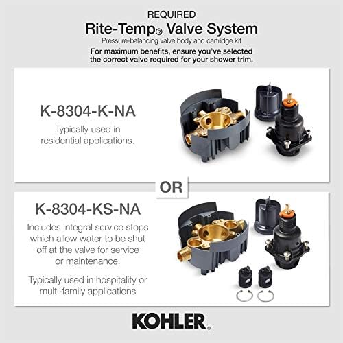 קולר TS13135-3B-CP K-TS13135-3B-CP פסים רייט-זמנית שסתום מטופחת עם צלב להתמודד עם כרום מלוטש