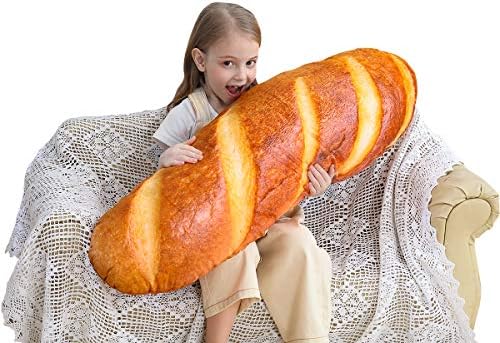 Wepop 24 בסימולציה תלת מימדית צורת לחם כרית רכה באגט באגט אחורי