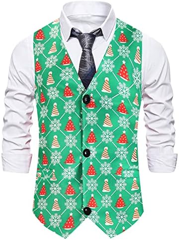 חליפות ווקאצ'י חליפות 3 חתיכות דקיקות חליפת חג המולד לגברים לגברים מדשמים רשמיים טוקסידו טוקסידוס