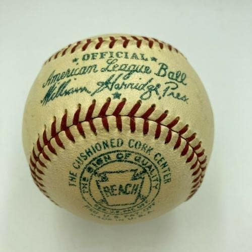 מיטב טד וויליאמס משחקים חתמו על בייסבול בליגה האמריקאית של שנות החמישים JSA - כדורי בייסבול חתימה