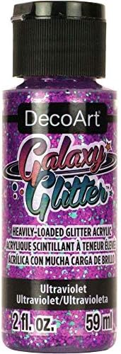 Deco Art Decoart Galaxy Glitter Paint Acrylic 2oz-ultraviolet