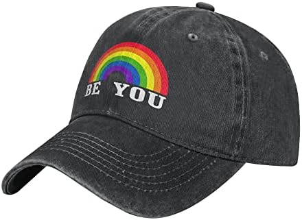 Houyonha הראה לי את כובע המשאית הלהטבית המצחיקה של חור מצחיק - מתנות איסור פרסום בייסבול לגברים נשים