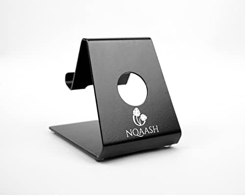 NQAASH טלפון סלולרי נייד שולחן כתיבה הרכבה טלפון מחזיק עריסה לשולחן משרדי 1.6 ממ פלדה עדינה מט שחור