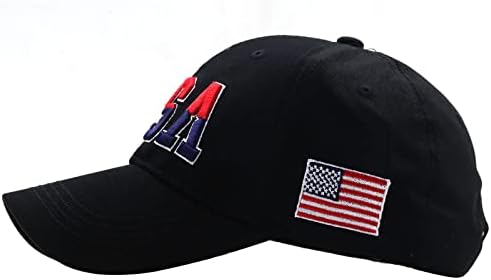 גברים נשים אמריקאי דגל בייסבול כובעי ארהב מכתב רקמת כובע מתכוונן אחת גודל כובע עבור קניות חיצוני ספורט
