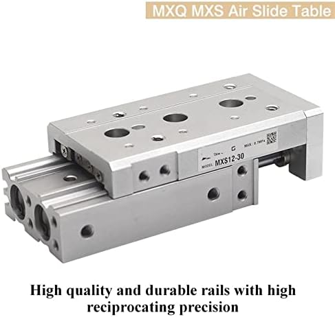 סוג NESHO מוט כפול מסילה שקופית אוויר צילינדר פנאומטי MXS12-100 MXQ16 MXS12L MXQ16L נשא 12 מכה 16 ממ 10-125 ממ