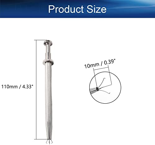 4 שיניים טפרי מקצועי פנינה לוכד מחזיק נירוסטה פינצטה 1 יחידות