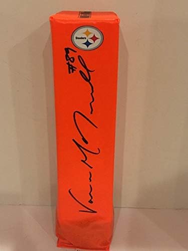 ואנס מקדונלד חתם על פיטסבורג סטילרס טאצ'דאון פילון הוכחת כדורגל - NFL חתימה חתימה שונות של פריטים