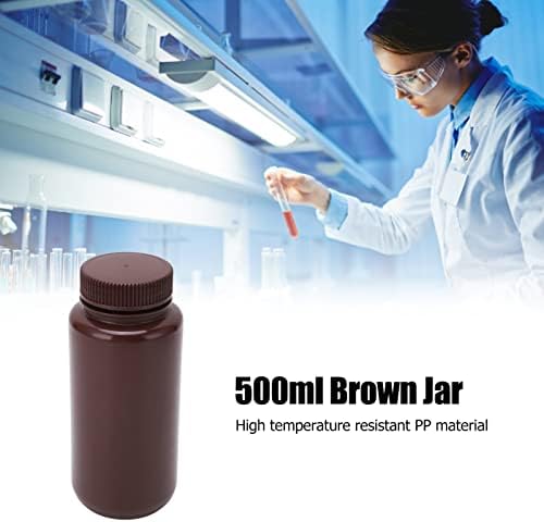 מיכל מדגם TGOON, בקבוק חום 500 מל עמיד טמפרטורה גבוהה ללא דליפה רב -פונקציונלית למעבדה למפעל מזון