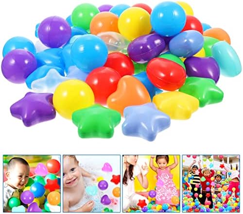 Obuyke 100 יחידות כדורים להחלפה עבור קילו כדורי פלסטיק רכים צעצוע כדורים לפעוטות ילדים תינוקות