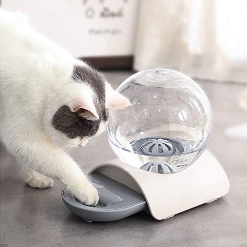 מתקן מים לחתולים, קערת שתיית מים אוטומטית לחיות מחמד לכלבים תחנת מתקן מזין מים אספקת מים מעמד מזרקה בעל קיבולת