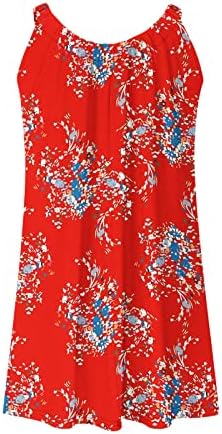 שמלות נשים חוף פרחוני חולצת טריקו שמלת נופש בוהו שמלת טוניקה טרופית שמלת טוניקה אופנה קיץ 2023 שמלות