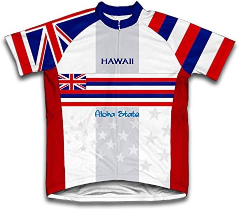 דגל Scudopro Hawaii גופיית רכיבה על שרוול קצר לגברים