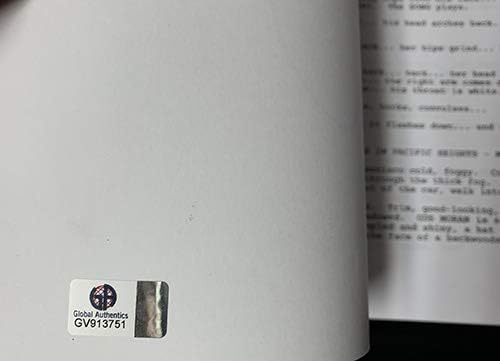 Sharon Stone Script Basic Script חתום על חתימה 'GA' COA אותנטי