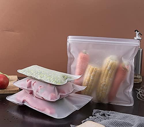 שקיות ניילון לאחסון מזון רוכסן מכולות אטומות לדליפה לשימוש חוזר סטנד אפ שקית סגורה עם רוכסן עטיפת מזון