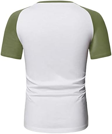 חולצות טריקו של שרוול קצר של שרוול קצר של XXBR, טלאי צבע טלאים פרפר הדפסים צוואר עגול צוואר