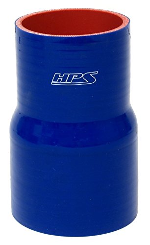 Hps htsrnblue-308 4.25 -4.5 מזהה, אורך 5 , צינור מצמד צמצום סיליקון, חיזוק טמפ 'גבוה 4 שכבות, סיליקון, כחול