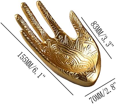 מיאו יואן 2 יחידות זהב יד תכשיטי מגש תכשיט צלחת שרשראות צמידי עגילי טבעות שעונים ארגונית מחזיק