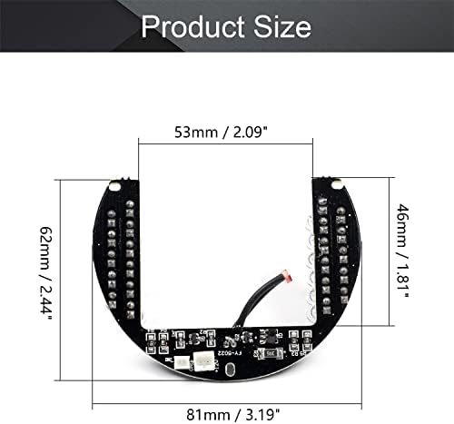 OTHMRO 1 PCS 22 LED IR IRLUMINATOR למצלמת אבטחה 45 מעלות IR LED צלחת עגולה