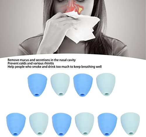 10 יחידות ראש השקיה באף, החלפת ראש שטיפה באף, יכולה לנרמל את שיער האף ניידים טיפים להשקיה באף 10 סטים