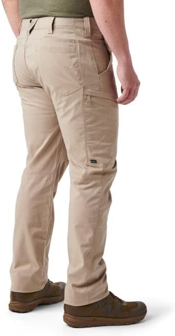 5.11 מכנסי רכס גברים טקטיים, בד מתיחה של Flex-TAC, מותניים נוחות, סגנון 74520