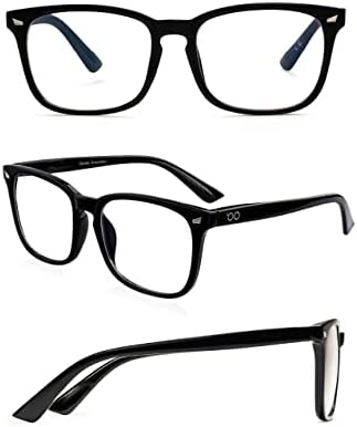 גנדר 2 מארז כחול אור חסימת מחשב משקפיים לגברים / נשים. קלאסי אלגנטי סגנון עם מתכוונן אביב צירים+ קל משקל פוליקרבונט