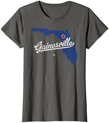 חולצת טריקו מפה של פלורידה פלורידה