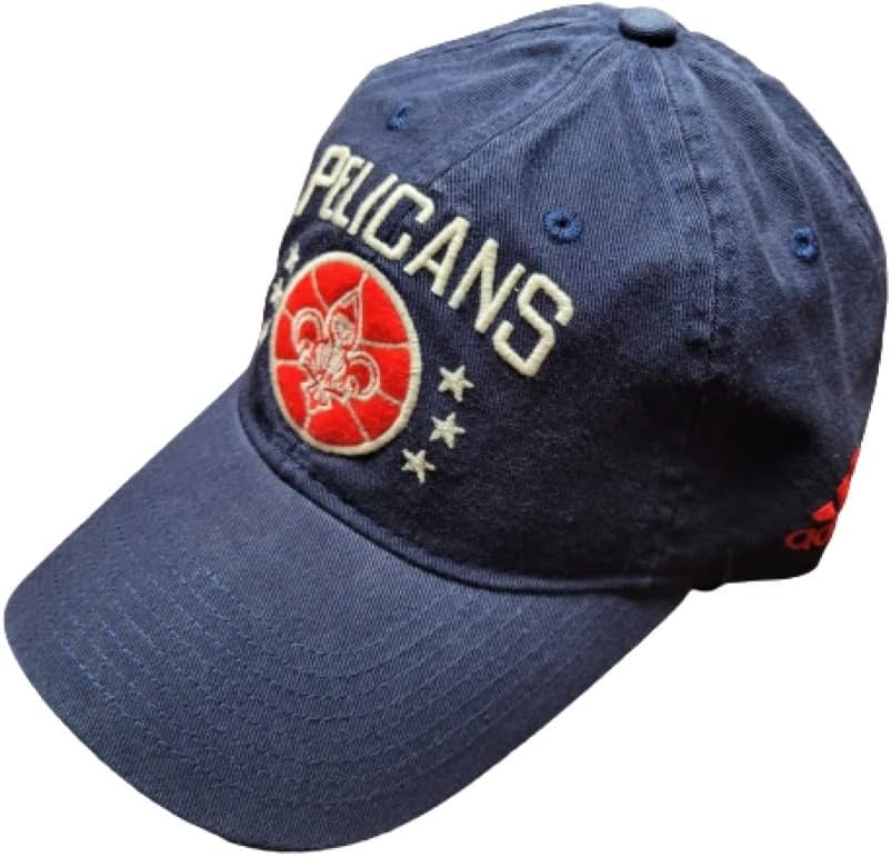 אדידס ניו אורלינס שקנאים כובע נמושה מתכוונן כובע חיל הים כחול