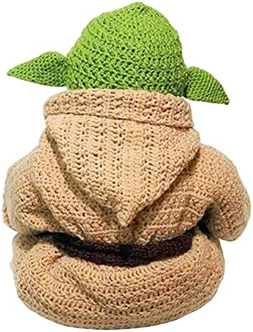 סרוגה כוכב מלחמת יודה תינוק תלבושות סט, תינוק תלבושות צילום נכס ליילוד יד מטורף צילום נכס ירוק