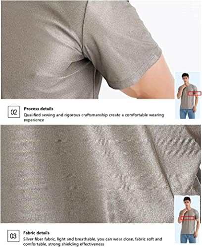 בגדים אנטי-קרינה של AADECOR EMF, קרינה אלקטרומגנטית מגנה על גברים קרובים תחתונים קרובים לבגדים כספים