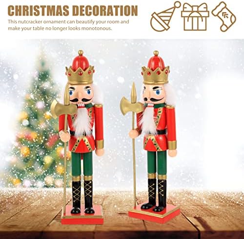 לוזי חג המולד עץ חייל מפצח אגוזים דקור שולחן עץ בובות דקור