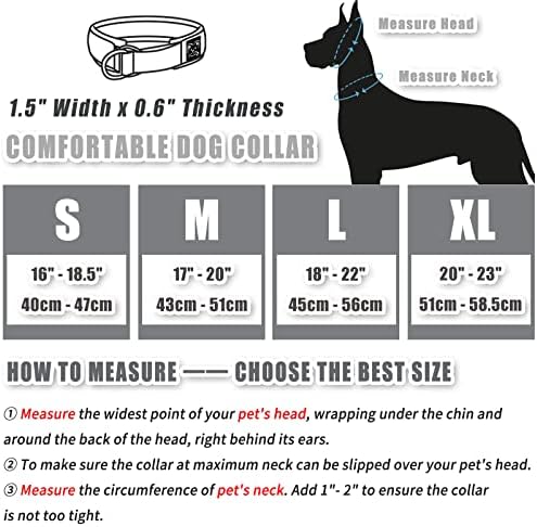 צווארון כלבים מרופד מרופד אולטרה רך - צווארון כלבים מרופד ברוחב 1.5 אינץ 'ברוחב 1.5 אינץ