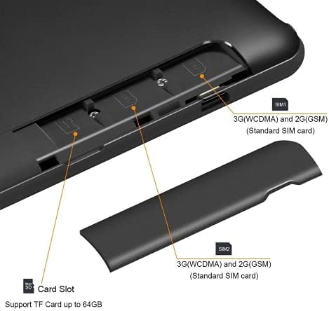 Saiernuo 10.1 אינץ 'phablet octa core 64GB ROM 4GB RAM C כל הטלפון Android 9.0 Tablet PC, כרטיס SIM כפול, תומך
