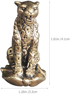 פסלון הבית של ליובו עיצוב בית ריאליסטי עתיק מכסף מטבע זהב פסלי נמר פנג שואי מושכים כסף לסלון דמויות קישוט