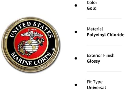 חיל הנחתים האמריקני USMC חותם זהב סמל מכונית רכב סמל