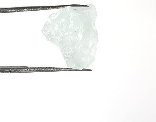11.05 Ct. Aquamarine Gem מוסמך ריפוי גולמי מחוספס אבן קריסטל אקווה שמיים צבעים אקוומרין קריסטל וויצ'ה ורייקי