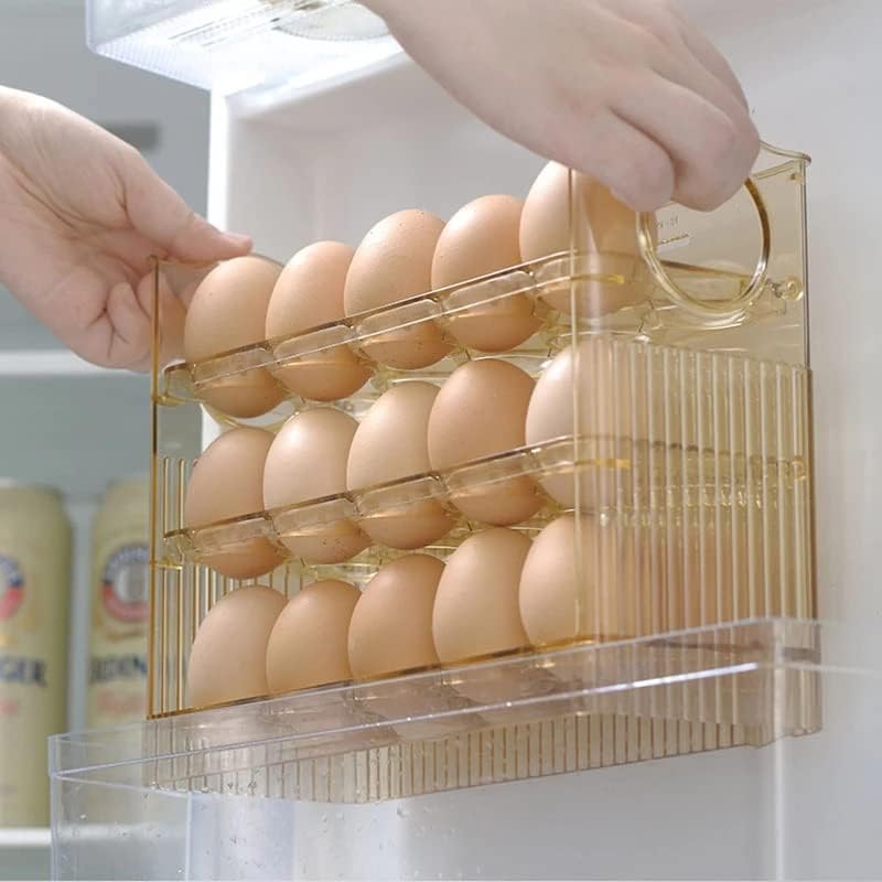 להעיף סוג ביצים אחסון מתלה ביצי אחסון תיבת סטנד ביצה מחזיק עבור מקרר ארגונית טרי מגש מטבח