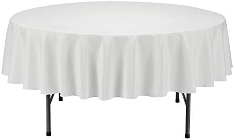 כריכות שולחן חד פעמיות פרימיום למינט-סט בקוטר 1-לבן-84