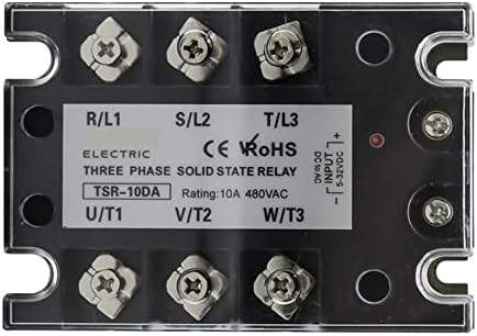 GANDE TSR SSR-10DA SSR-40DA SSR 25A 60A 80A 100A תלת פאזי SSR ממסר מצב מוצק CORT