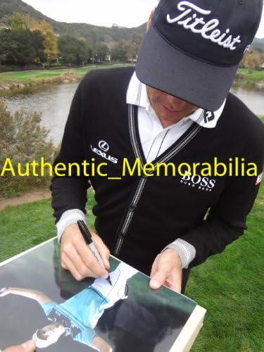 ניק ווטני חתימה PGA 11x14 w/הוכחה, תמונה של ניק חותם לנו, PSA/DNA מאומת, אליפות מאסטרס, אליפות PGA, אליפות ארהב