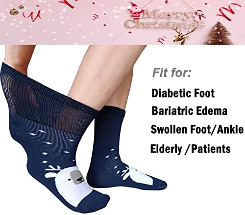 גרביים רחבות במיוחד לא מחייבות גרביים בריאטריים, גרבי סוכרת לגברים, גרבי בית חולים יצוקות לסוכרת