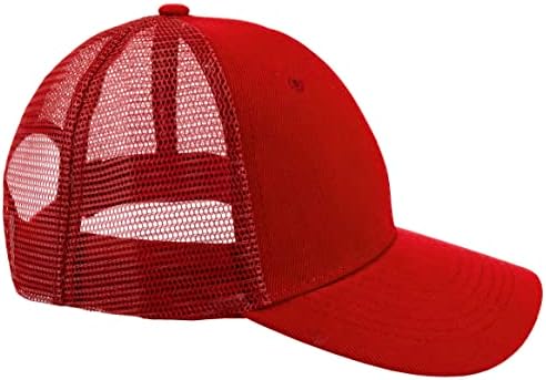 Gelante Mesh Trucker Cap Baseball Cap מובנה לוח קדמי מגרש סיטונאי 12 חבילה