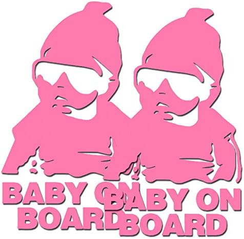 תינוק הונגמי על מדבקות על סיפון לרכב, שלטי רכב בטיחות לתינוקות, תינוקות על סיפון מדבקות למכוניות,