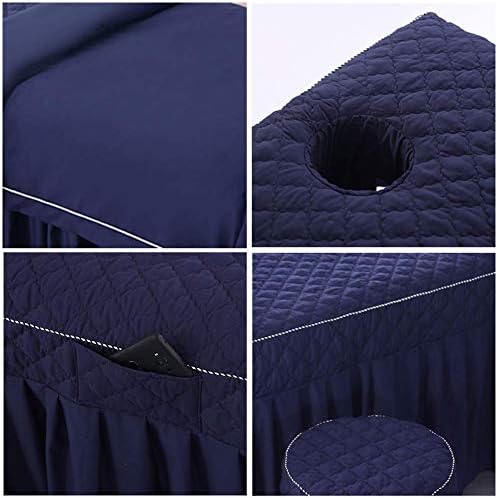 ערכות גיליונות שולחן עיסוי ז ' ואן,חצאית שולחן עיסוי מיקרופייבר סט 4 חתיכות כיסוי מיטת יופי כיסוי מיטה