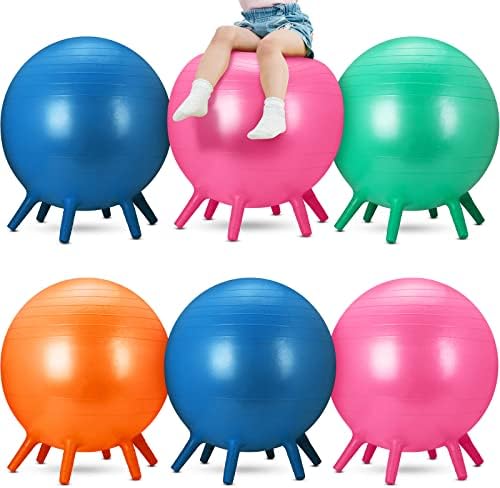 6 חבילה ילדי של כדור עבור תרגיל בכיתה כדור כיסאות ילדים יוגה כדור כיסא ישיבה כדור לסטודנטים בכיתה יושב