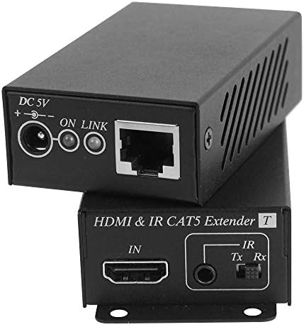 Element-Hz HDMI מעל CAT5E יחיד/6 מאריך, IR דו כיווני