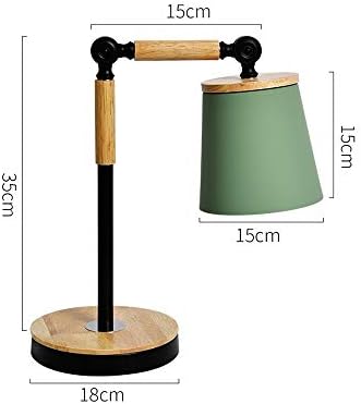 GUOCC יומנים מודרניים מקרון מנורה שולחן מנורת נורדי חדר שינה מינימליסטי מיטה שולחן מיטה אור 360