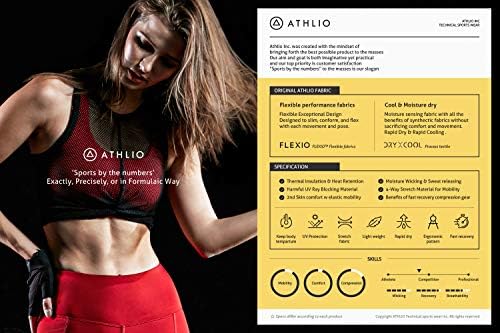 Athlio 3 חבילה גופיות אימון לנשים, חולצות כושר אימונים, גופיית יוגה כושר יורה גופייה