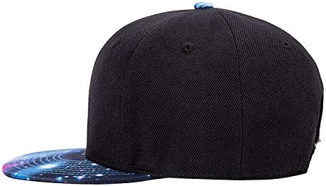 קוואנהייגו גלקסי סנאפבק כובע לגברים נשים, היפ הופ סגנון צבעוני שטוח ביל כובעי בני נוער מתכוונן בייסבול כובע