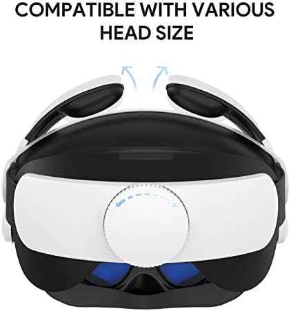 רצועת ראש עבור Oculus Quest 2, M2 VR Elite Heading Pressue Strap Strap רצועה מתכווננת לתמיכה משופרת