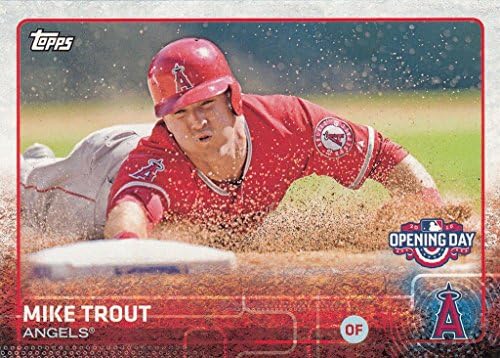 2015 Topps יום הפתיחה של יום הפתיחה של MLB סדרת בייסבול שלם מנטה אסף 200 קלפים עם Mike Trout Bryce